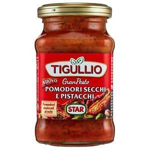 Pesto Tigullio Pomodori secchi e pistacchi - Italienische soße mit getrocknete tomaten und pistazien 190 gr (4 stück) von Tigullio