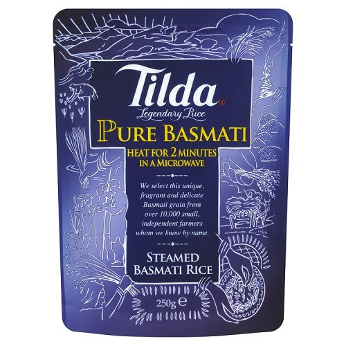 Tilda Gedämpfter Basmati-Reis 250 g x 6 von Tilda