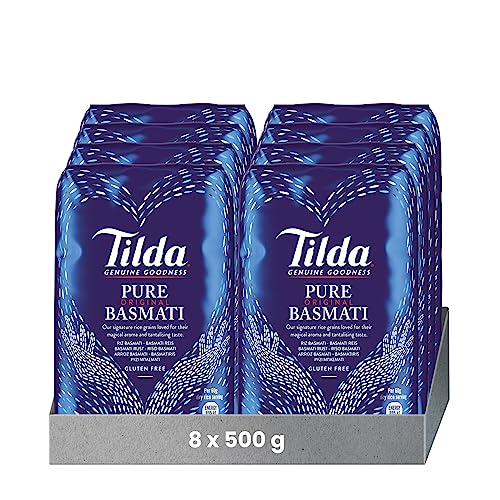 Tilda Pure Original Basmati Rice, 8er Pack (8x500g) von Tilda