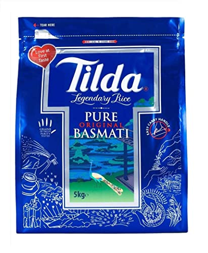 Tilda Pure Original Langkorn Basmati Reis 10kg (abgepackt in 2x5kg) von Tilda