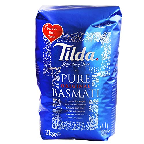 Tilda Pure Original Langkorn Basmati Reis 10kg (abgepackt in 5x2kg) von Tilda