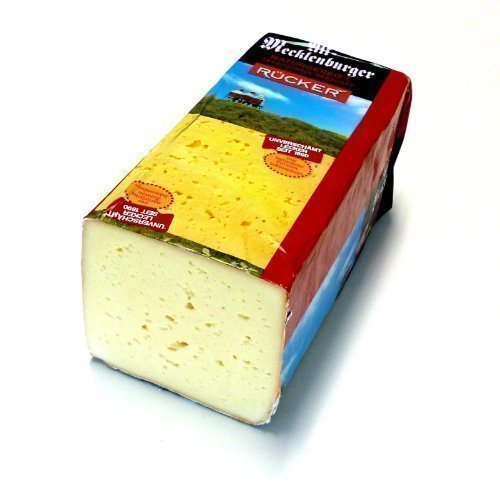 Alt Mecklenburger Tilsiter 45% Fett i.Tr. kräftiger Käse 500g inklusive Kühlversand in Styroporbox mit Kühlakku von Tilsiter