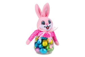Ostereier Plüsch Bunny Jar - Schokolade Ostereier Kunststoff Gläser - Bunny Treats Mini Eier Osterkorb Ostereier Plüsch Bunny Jar - Schokolade Ostereier Kunststoff Gläser - Bunny Treats Mini Eier Osterkorb von Tilz