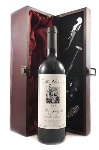 Tim Adam's The Fergus 1995 Clare Valley (Red wine) in einer mit Seide ausgestatetten Geschenkbox, da zu 4 Weinaccessoires, 1 x 750ml von Tim Adam's The