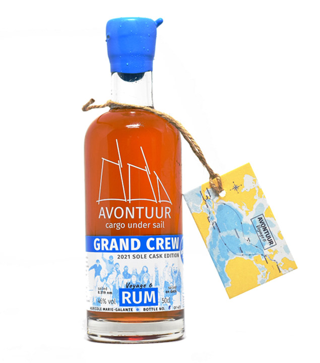 Avontuur Rum Grand Crew 2021 Sole Cask Edition (46 % Vol., 0,5 Liter) von Timbercoast