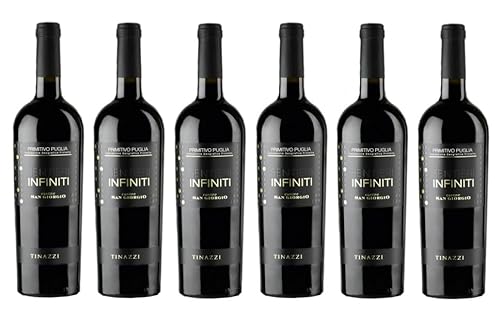 6x 0,75l - Tinazzi - Cantine San Giorgio - Sentieri Infiniti - Primitivo - Puglia I.G.P. - Apulien - Italien - Rotwein trocken von Tinazzi