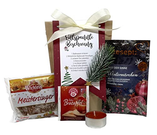 Tinkerella Entspannte Bescherung Wellness-Set Geschenk-Set Mitbringsel Gastgeschenk Frauen von Tinkerella