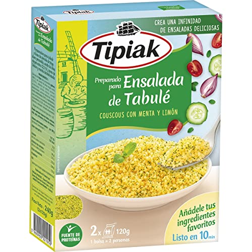 Tipiak - Cousco mit Minze und Zitrone für Tabulé -Salat - Box 240 g von Tipiak