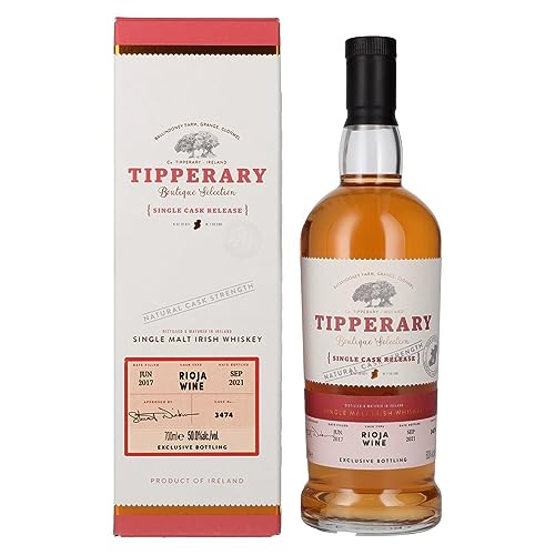 Tipperary Boutique Selection RIOJA WINE Cask Release 2017 50% Vol. 0,7l in Geschenkbox von Tipperary