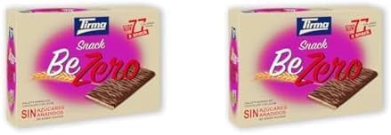 Tirma Snack BeZero 105g | Helle Milchschokolade Kekse | Kalorienarme Diät Kekse | Ohne Zuckerzusatz | Einzelne Kaffee Kekse | Diabetikerfreundlich (Packung mit 2) von Tirma