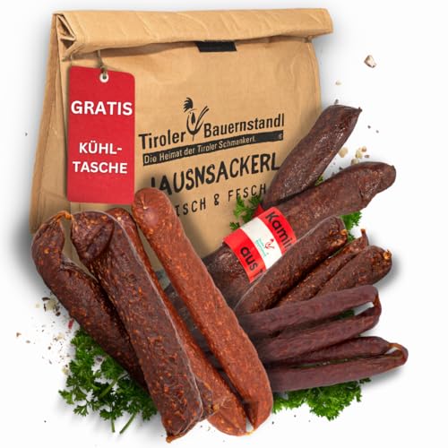Tiroler Bauernstandl Die Heimat der Tiroler Schmankerl. Kühltasche Klein mit 13 Stück Salami Wurst | Geschenkkorb Präsentkorb Männer - Geschenke Geschenkkorb für Frauen Geburtstagsgeschenk für Männer Tiroler Bauernstandl Die Heimat der Tiroler Schmankerl. Kühltasche Klein mit 13 Stück Salami Wurst | Geschenkkorb Präsentkorb Männer - Geschenke Geschenkkorb für Frauen Geburtstagsgeschenk für Männer von Tiroler Bauernstandl