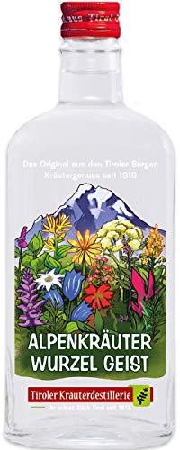 Tiroler Kräuterdestillerie - Alpenkräuter Wurzel Geist (1 x 0,50 l) von Tiroler Kräuterdestillerie