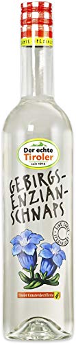 Tiroler Kräuterdestillerie - Gebirgs Enzian Schnaps (1 x 1,00 l) von Tiroler Kräuterdestillerie