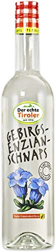 Tiroler Kräuterdestillerie - Gebirgs Enzian Schnaps (1 x 1,00 l) von Tiroler Kräuterdestillerie