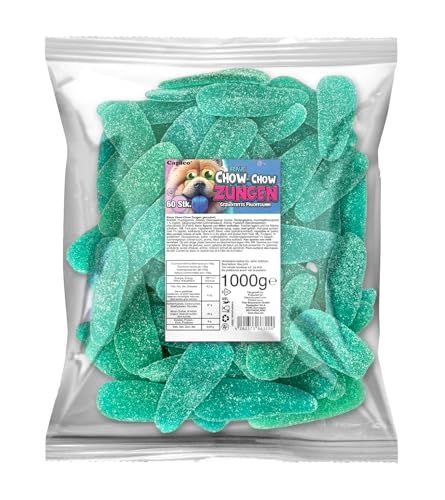 Capico Chow-Chow Zungen gezuckertes Fruchtgummi (1000g) im Beutel, Halal von Tise Süsswaren