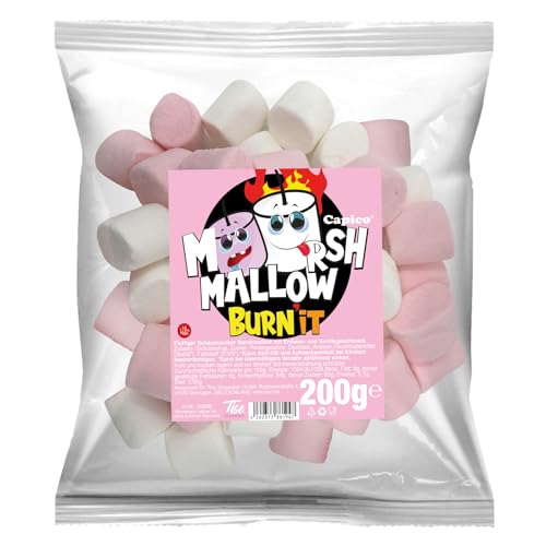 Capico Marshmallow Burn´it (200g) Marshmallows mit Erdbeer- und Vanillegeschmack von Tise Süsswaren