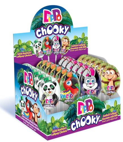 Dippo Chooky Lollipops - Display (24x22g) 528g von Tise Süsswaren