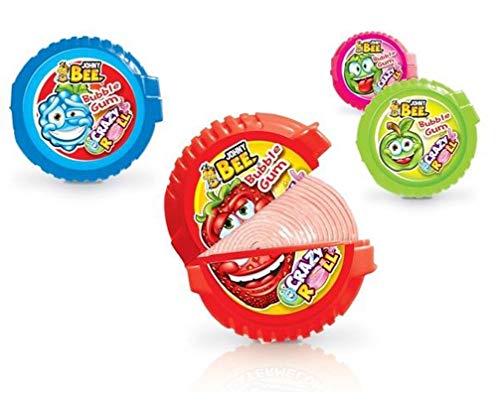 Johny Bee Crazy Roll Bubble Gum/Kaugummi von Tise Süsswaren