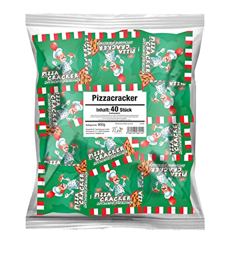 Tise Süsswaren Pizzacracker 40 stk. (800g) Karneval Wurfmaterial Tise Süsswaren Pizzacracker 40 stk. (800g) Karneval Wurfmaterial von Tise Süsswaren
