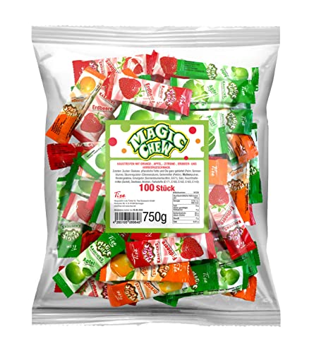 Magic Chew Kaustangen 100 Stück im Beutel - Wurfmaterial/Kindergeburtstag/Candybar von Tise Süsswaren