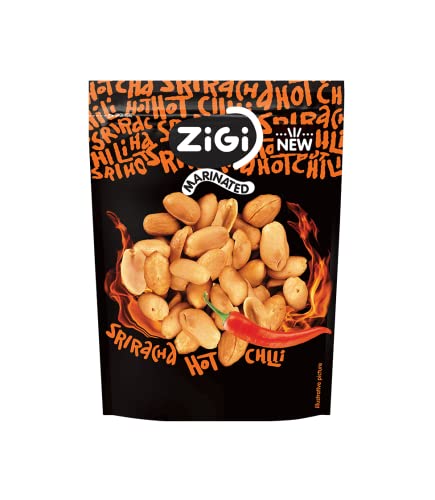 Marinierte Erdnüsse von Zigi - Sriracha Hot Chili 70g von Tise Süsswaren