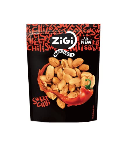 Marinierte Erdnüsse von Zigi - Sriracha Sweet Chili 70g von Tise Süsswaren