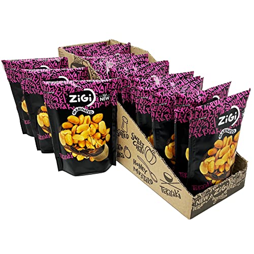Marinierte Erdnüsse von Zigi - Teriyaki 14x70g von Tise Süsswaren