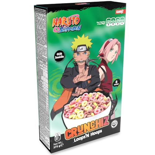 Naruto Shippuden Crunchiz Loops Cerealien (375g) von Tise Süsswaren