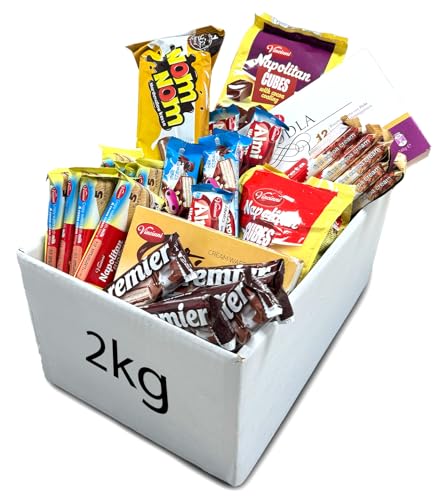 Waffel-Snack-Box mit 34 Teilen (ca. 2 kg) von Tise Süsswaren