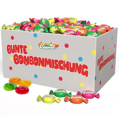 Tise Capico Bunte Bonbonmischung 5 kg ca 800 Stk. - Karneval Wurfmaterial, Party, Feste von Tise Süsswaren