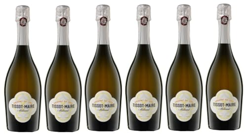 6x 0,75l - 2016er - Tissot-Maire - Chardonnay Millesimé - brut - Crémant de Jura A.O.P. - Frankreich - Schaumwein brut 6x 0,75l - 2016er - Tissot-Maire - Chardonnay Millesimé - brut - Crémant de Jura A.O.P. - Frankreich - Schaumwein brut von Tissot-Maire