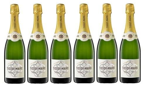 6x 0,75l - Tissot-Maire - Blanc de Blancs - brut - Crémant de Jura A.O.P. - Frankreich - Schaumwein brut 6x 0,75l - Tissot-Maire - Blanc de Blancs - brut - Crémant de Jura A.O.P. - Frankreich - Schaumwein brut von Tissot-Maire