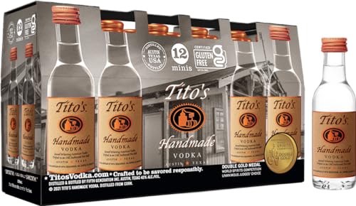TITO'S Handmade Vodka Miniaturen 12er Box TITO'S Handmade Vodka Miniaturen 12er Box von Tito's
