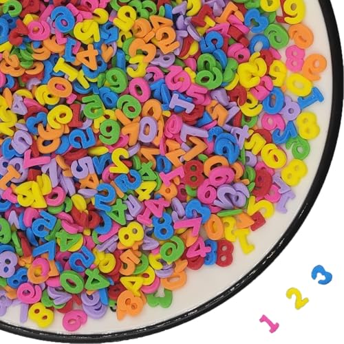Bunt Essbare Einschulung Zahlen Set - Perfekte Zuckerdekoration für den Schulanfang- Schulstart 123 Streusel und Number Figuren für Kuchen und Cupcakes dekoration Bunt Essbare Einschulung Zahlen Set - Perfekte Zuckerdekoration für den Schulanfang- Schulstart 123 Streusel und Number Figuren für Kuchen und Cupcakes dekoration von Tmade