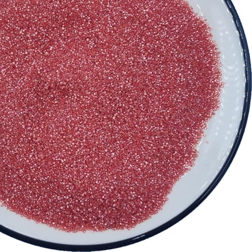 Essbare 142g Dekorative Zucker Rot Schleifzucker-Streusel zum Backen, Zuckerkristalle für Kuchen, Kekse, Cupcakes und Eiscreme-Topping für Halloween, Weihnachten Essbare 142g Dekorative Zucker Rot Schleifzucker-Streusel zum Backen, Zuckerkristalle für Kuchen, Kekse, Cupcakes und Eiscreme-Topping für Halloween, Weihnachten von Tmade