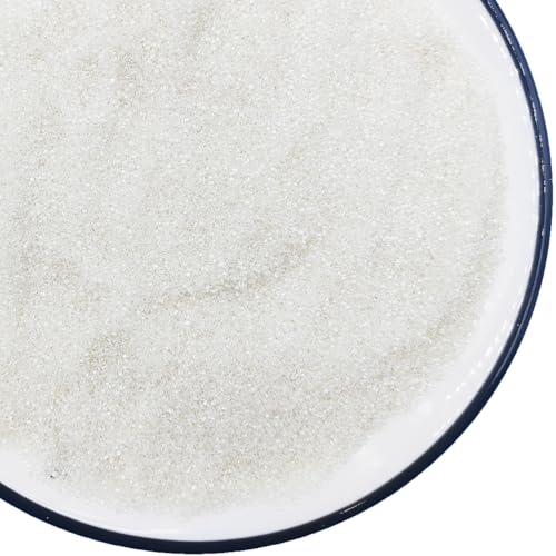 Essbare 142g Dekorative Zucker weiße Schleifzucker-Streusel zum Backen, Zuckerkristalle für Kuchen, Kekse, Cupcakes und Eiscreme-Topping für Halloween, Weihnachten von Tmade