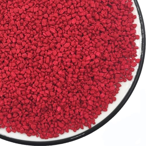 Essbare Kuchen Dekoration 130g rot Zucker streusel Tortenaufsätze Zuckerstreusel für Cupcake Hochzeiten und tägliche tortendeko Geburtstagskuchen(Erdbeergeschmack) von Tmade