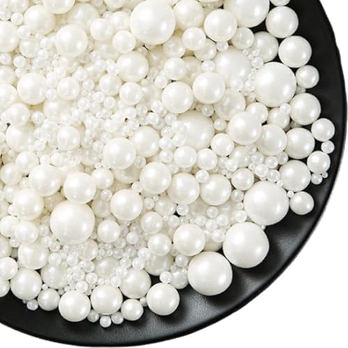 Essbare weiße perlen Zucker streusel 120g Dessert Streusel|Kuchen Cupcake Topper Cookie-Dekorationen Süße Persönlichkeiten Zuckerstreusel für Hochzeiten und tägliche Kuchendekorationen Essbare weiße perlen Zucker streusel 120g Dessert Streusel|Kuchen Cupcake Topper Cookie-Dekorationen Süße Persönlichkeiten Zuckerstreusel für Hochzeiten und tägliche Kuchendekorationen von Tmade