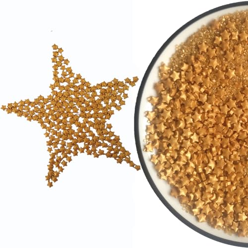 Essbarer Goldener Zucker Stern Streusel Galaxis | Dessertstreusel | Kuchen-Cupcake-Topper | Cookie-Dekorationen | Zuckerstreusel für Hochzeiten, Kunstprojekte und tägliche Kuchendekorationen Essbarer Goldener Zucker Stern Streusel Galaxis | Dessertstreusel | Kuchen-Cupcake-Topper | Cookie-Dekorationen | Zuckerstreusel für Hochzeiten, Kunstprojekte und tägliche Kuchendekorationen von Tmade