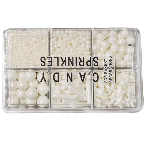 Tortendeko 130g Essbare weiße perle Stern Zucker streusel Perlen Tortenaufsätze Zuckerstreusel für Hochzeiten und tägliche Kuchen Dekoration Geburtstagskuchen Tortendeko 130g Essbare weiße perle Stern Zucker streusel Perlen Tortenaufsätze Zuckerstreusel für Hochzeiten und tägliche Kuchen Dekoration Geburtstagskuchen von Tmade