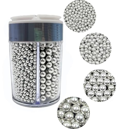 Tortendeko 160g Super Silber perle Zucker streusel Perlen Tortenaufsätze Zuckerstreusel für Hochzeiten und tägliche Kuchen Dekoration Geburtstagskuchen Tortendeko 160g Super Silber perle Zucker streusel Perlen Tortenaufsätze Zuckerstreusel für Hochzeiten und tägliche Kuchen Dekoration Geburtstagskuchen von Tmade