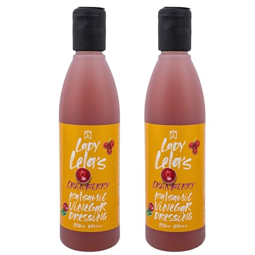 Lady Lela's Griechisches Kranichbeere Balsamico Dressing, 2er Pack x 250ml (Ingesamt: 500ml) von To Filema Tis Lelas
