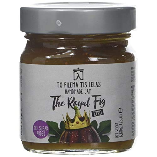 To Filema Tis Lelas Handgemachte Feigen Marmelade OHNE ZUCKERZUERSATZ - The Royal Fig, 2er Pack x 240g (Total: 480g) von To Filema Tis Lelas