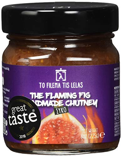 To Filema Tis Lelas Handgemachtes Feigen Chutney - The Flaming Fig, 2er Pack x 225g (Ingesamt: 450g) von To Filema Tis Lelas