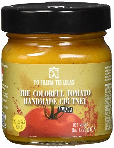To Filema Tis Lelas Handgemachtes Tomaten Chutney- The Colorful Tomato, 2er Pack x 225g (Ingesamt: 450g) von To Filema Tis Lelas