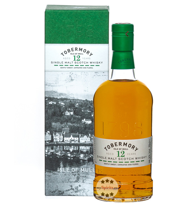 Tobermory 12 Jahre Single Malt Scotch Whisky (46,3 % Vol., 0,7 Liter) von Tobermory Distillery