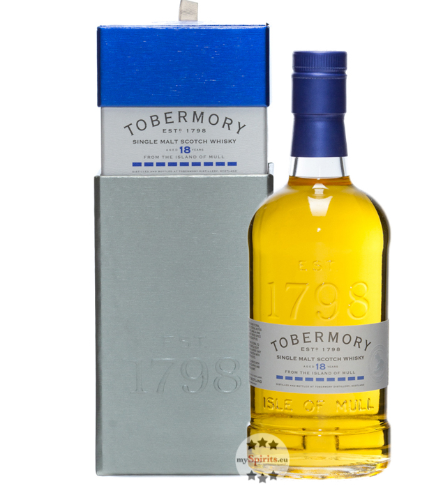 Tobermory 18 Single Malt Whisky (46,3 % Vol., 0,7 Liter) von Tobermory Distillery