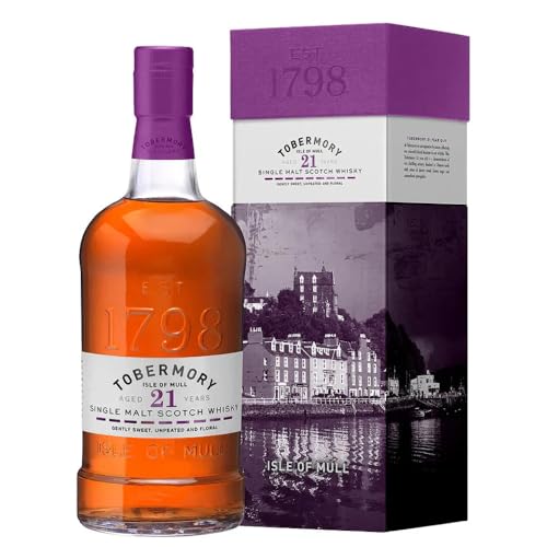 Tobermory 21 Years Old Single Malt Oloroso Cask Finish 46,3% Vol. 0,7l in Geschenkbox von Tobermory