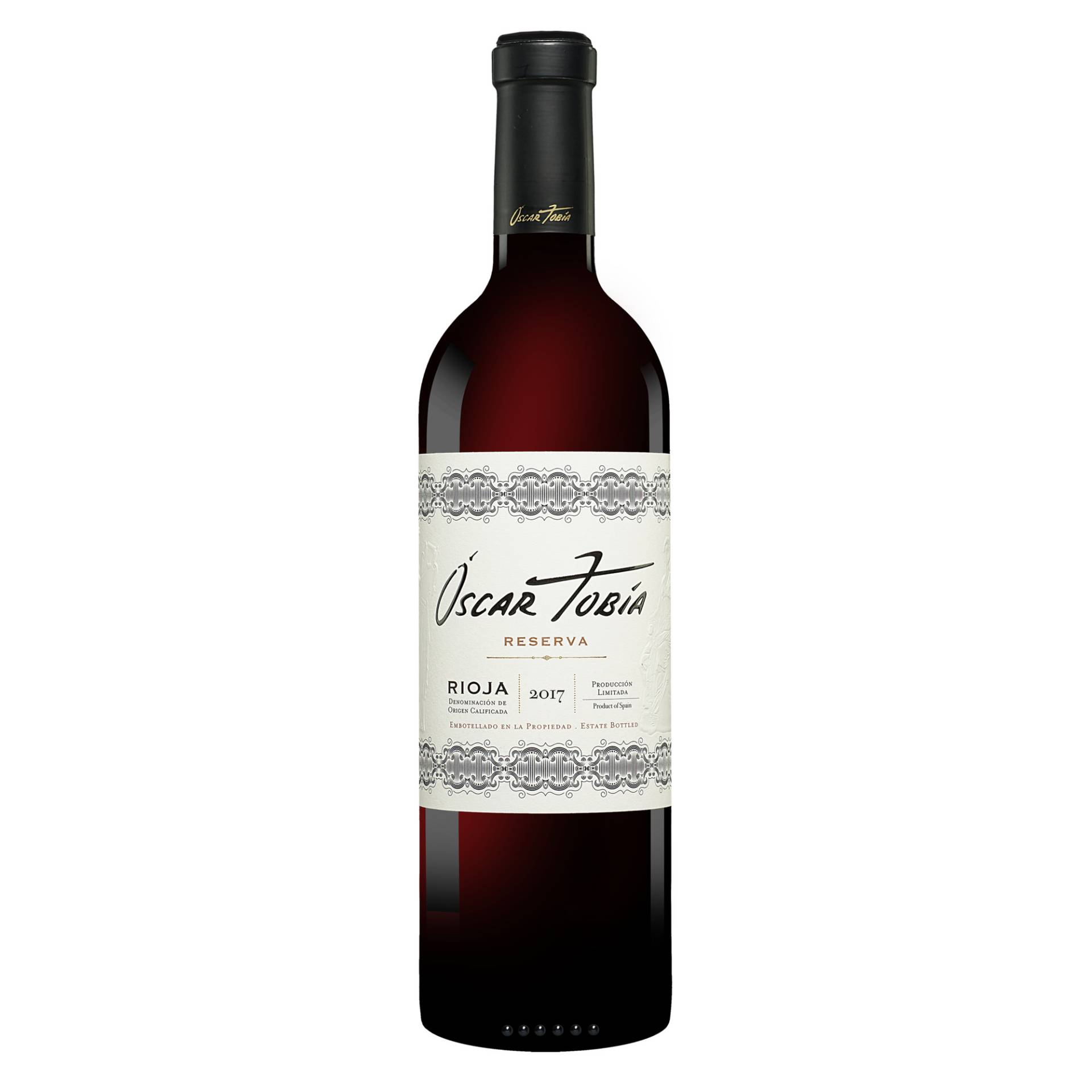 Óscar Tobía Reserva 2017  0.75L 15% Vol. Rotwein Trocken aus Spanien von Tobía