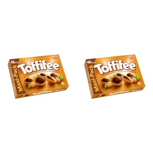 Toffifee – 1 x 400g Maxi-Pack – Haselnuss in Karamell mit Nougatcreme und Schokolade (Packung mit 2) von Toffifee